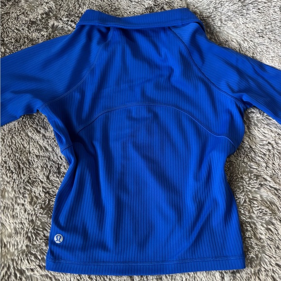 Lululemon - It’s Rulu Ribbed Cropped Half Zip - Picture 4 of 5